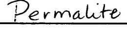 PERMALITE trademark
