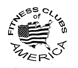 FITNESS CLUBS OF AMERICA trademark