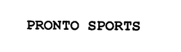 PRONTO SPORTS trademark