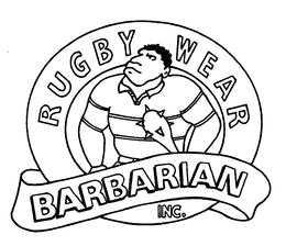BARBARIAN RUGBY WEAR, INC. trademark