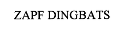 ZAPF DINGBATS trademark