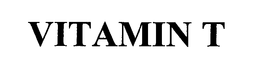 VITAMIN T trademark