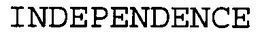 INDEPENDENCE trademark