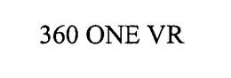 360 ONE VR trademark