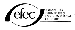 EFEC ENHANCING FURNITURE'S ENVIRONMENTAL CULTURE trademark