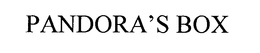 PANDORA'S BOX trademark