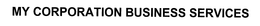 MY CORPORATION BUSINESS SERVICES trademark
