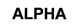 ALPHA trademark