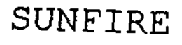 SUNFIRE trademark
