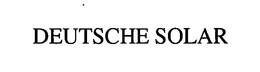 DEUTSCHE SOLAR trademark