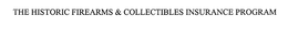 THE HISTORIC FIREARMS & COLLECTIBLES INSURANCE PROGRAM trademark