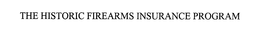THE HISTORIC FIREARMS INSURANCE PROGRAM trademark