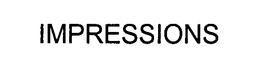 IMPRESSIONS trademark