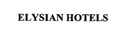 ELYSIAN HOTELS trademark