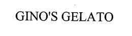 GINO'S GELATO trademark