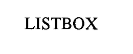 LISTBOX trademark