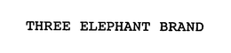 THREE ELEPHANT BRAND trademark