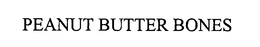 PEANUT BUTTER BONES trademark