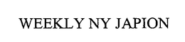 WEEKLY NY JAPION trademark
