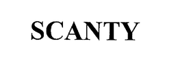 SCANTY trademark