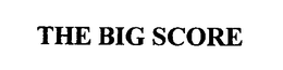THE BIG SCORE trademark