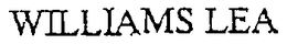 WILLIAMS LEA trademark
