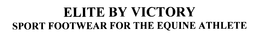 ELITE BY VICTORY SPOT FOOTWEAR FOR THE EQUINE ATHLETE trademark