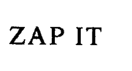 ZAP IT trademark