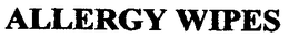 ALLERGY WIPES trademark