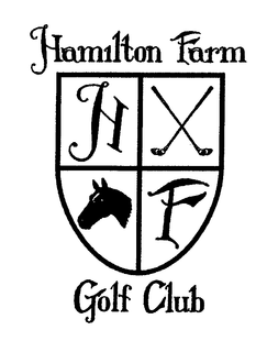 HF HAMILTON FARM GOLF CLUB trademark