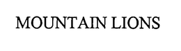 MOUNTAIN LIONS trademark