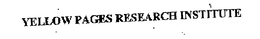 YELLOW PAGES RESEARCH INSTITUTE trademark