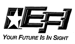EFI YOUR FUTURE IS IN SIGHT trademark