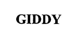 GIDDY trademark