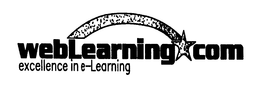 WEBLEARNING.COM EXCELLENCE IN E-LEARNING trademark
