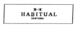 H HABITUAL NEW YORK trademark