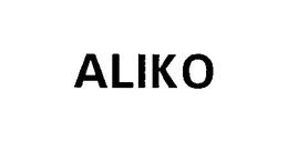 ALIKO trademark