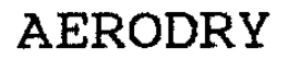 AERODRY trademark