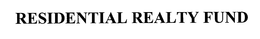 RESIDENTIAL REALTY FUND trademark