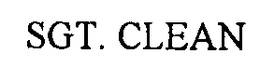 SGT. CLEAN trademark