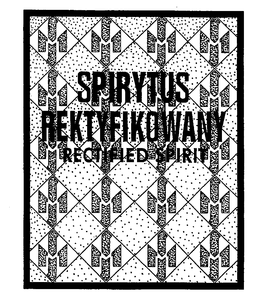 SPIRYTUS REKTYFIKOWANY RECTIFIED SPIRIT trademark
