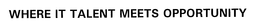 WHERE IT TALENT MEETS OPPORTUNITY trademark