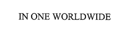 IN ONE WORLDWIDE trademark