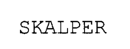 SKALPER trademark