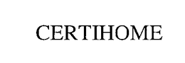 CERTIHOME trademark