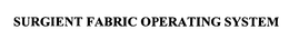 SURGIENT FABRIC OPERATING SYSTEM trademark