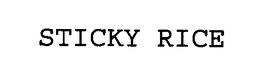 STICKY RICE trademark