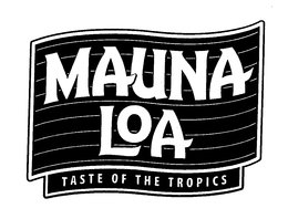 MAUNA LOA TASTE OF THE TROPICS trademark