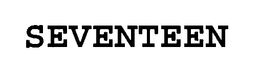 SEVENTEEN trademark