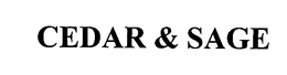 CEDAR & SAGE trademark
